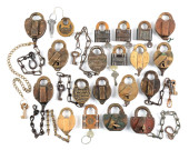 LARGE LOT OF ANTIQUE RAILROAD
