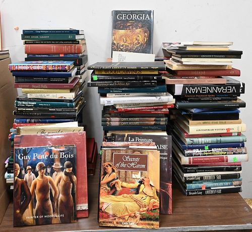 LARGE LOT OF ART REFERENCE BOOKS,