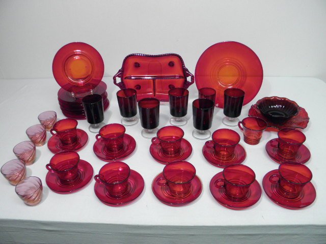 Large lot of assorted ruby