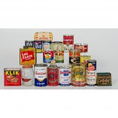 Large Lot of Canned Food Adver