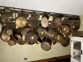 LARGE LOT OF COPPER POT & PANS