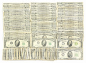 LARGE LOT OF CURRENCY $5 & $10