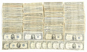 LARGE LOT OF CURRENCY SILVER C