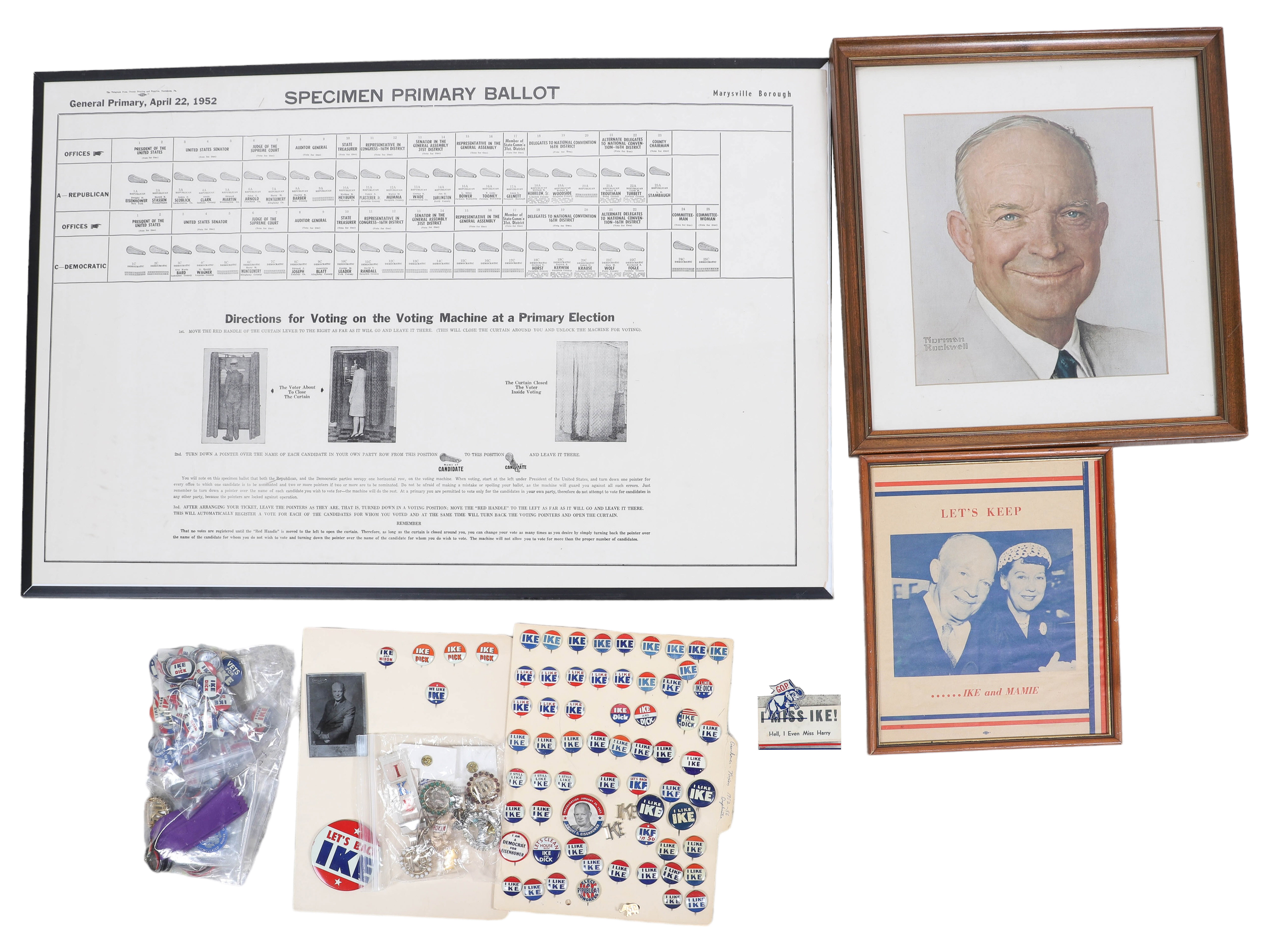 Large lot of Dwight D Eisenhower