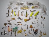 Large lot of fishing lures. So