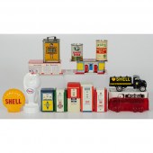Large Lot of Gasoline Advertis