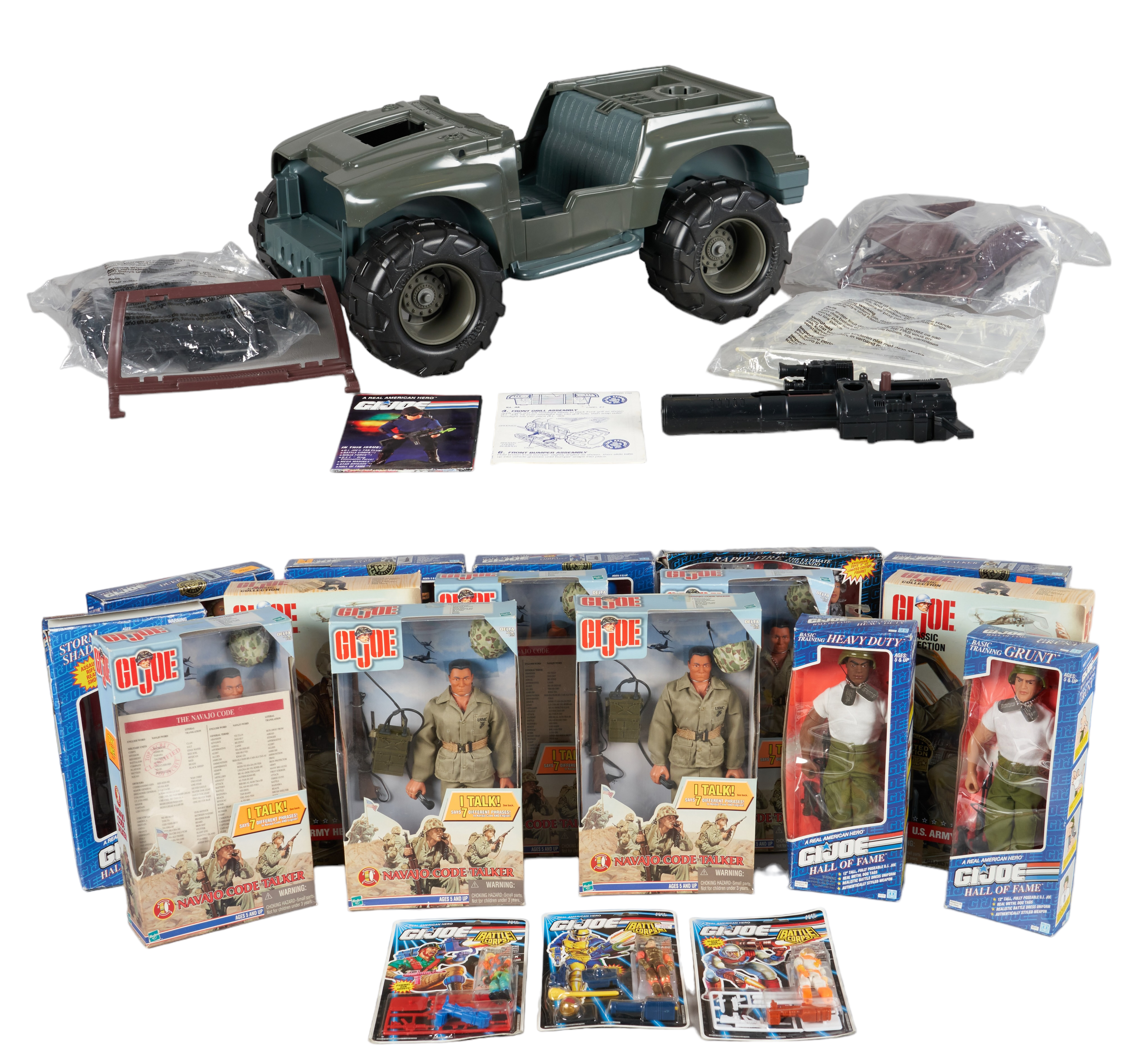 Large lot of Hasbro GI Joe