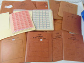 LARGE LOT OF MINT POSTAGE SHEE