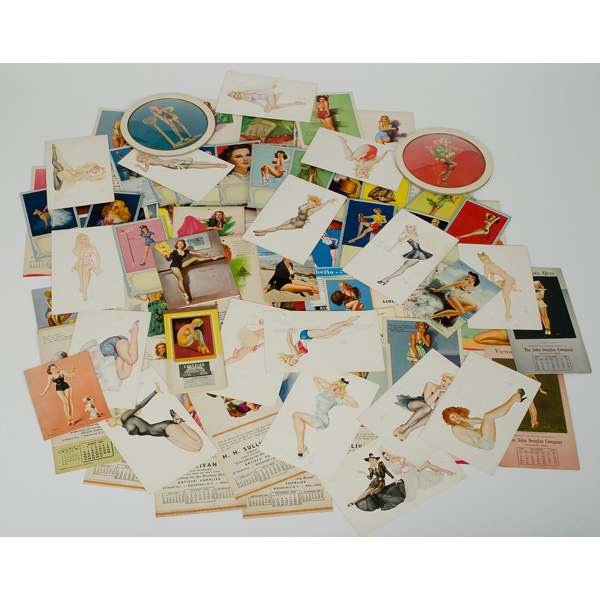 Large Lot of Pin Up Postcards