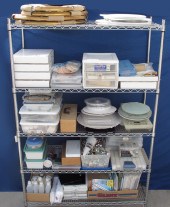 LARGE LOT OF PORCELAIN PAINTIN