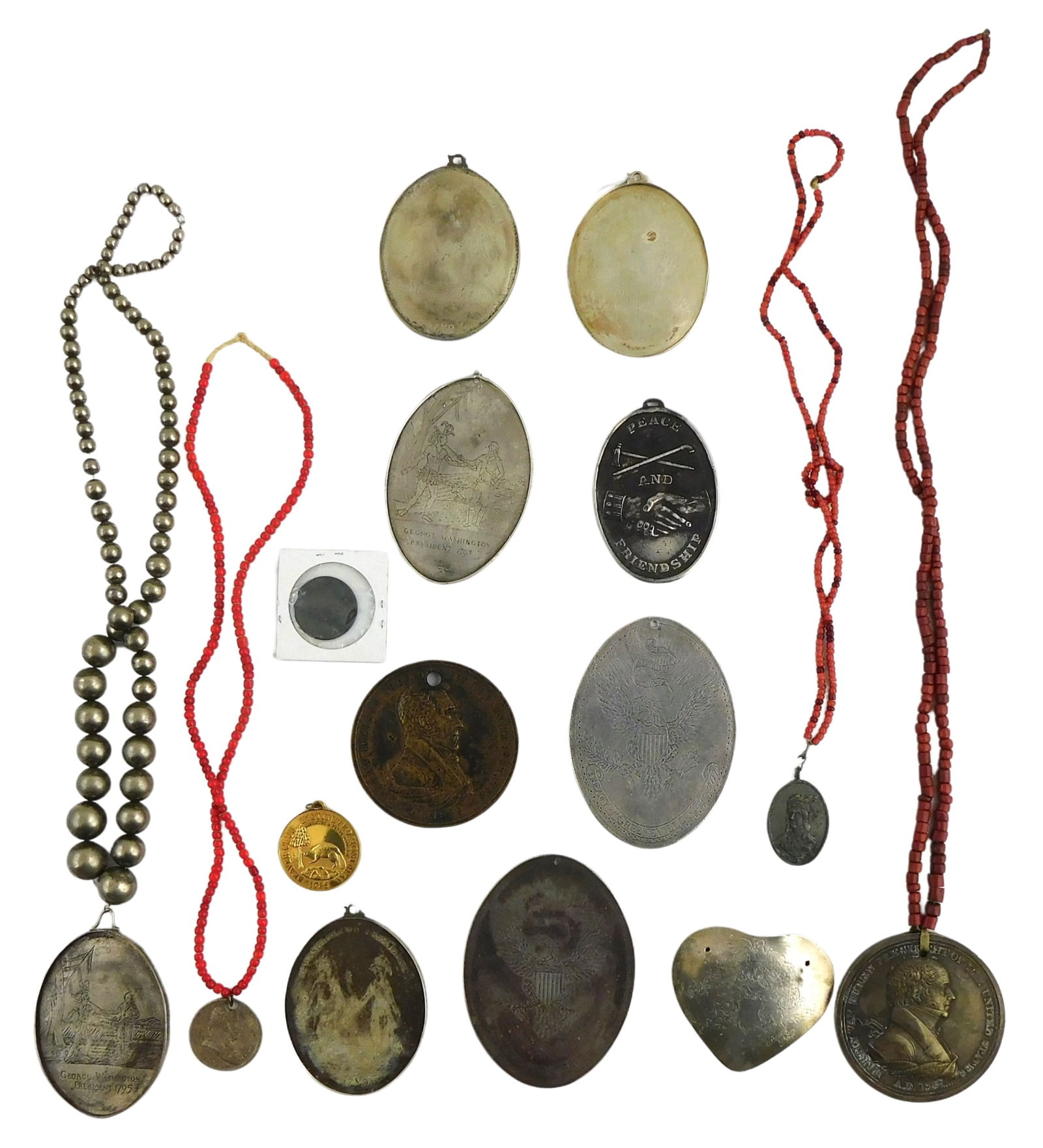 LARGE LOT OF REPLICA INDIAN PEACE