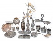Large lot of silver plate item
