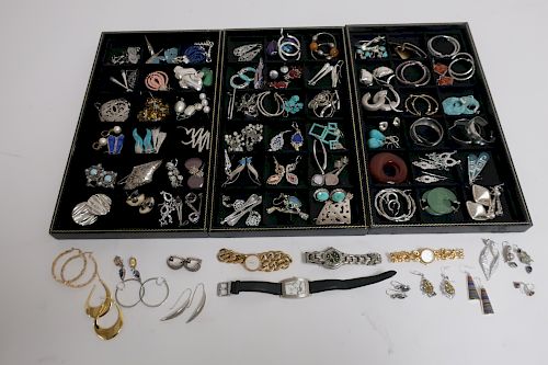 LARGE LOT OF STERLING COSTUME