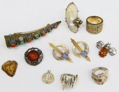 LARGE LOT OF STERLING SILVER J