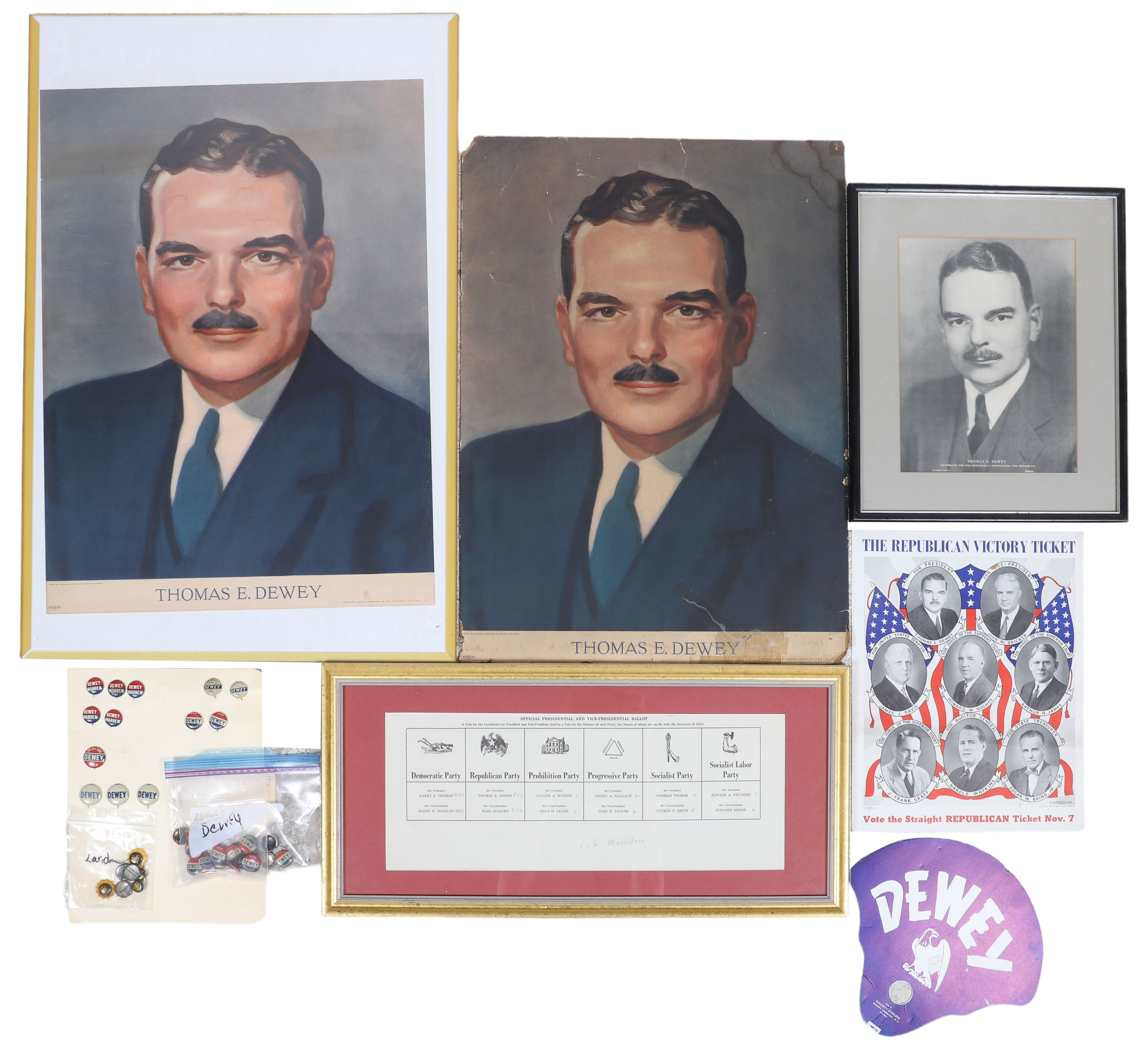 Large lot of Thomas Dewey & Alf