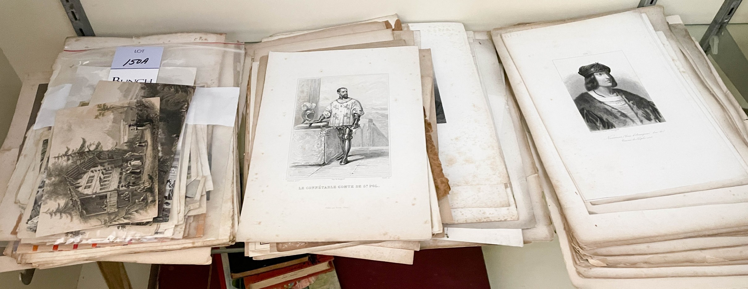 Large lot of vintage prints,