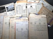 LARGE LOT OF WORLD SERIES SCOR