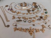 LARGE LOT SILVER JEWELRYLarge