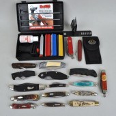 LARGE LOT VINTAGE POCKET KNIVE