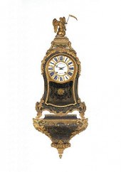 LARGE LOUIS XV EBONIZED BOULLE