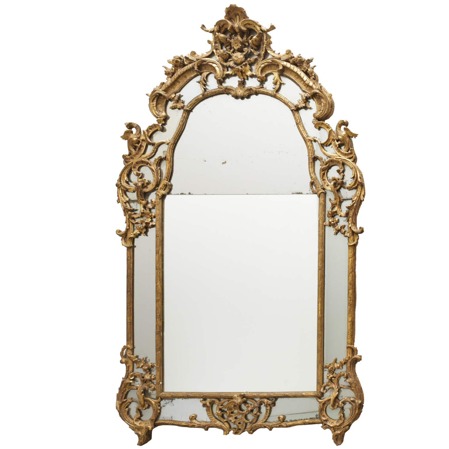 LARGE LOUIS XV GILTWOOD PIER MIRROR