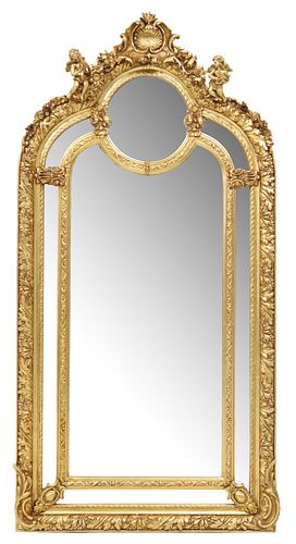 LARGE LOUIS XV STYLE GILT