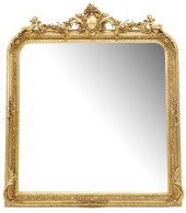LARGE LOUIS XV STYLE GILT CHER