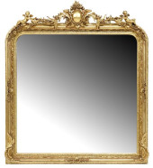 LARGE LOUIS XV STYLE GILT CHER