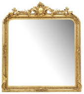 LARGE LOUIS XV STYLE GILT CHER
