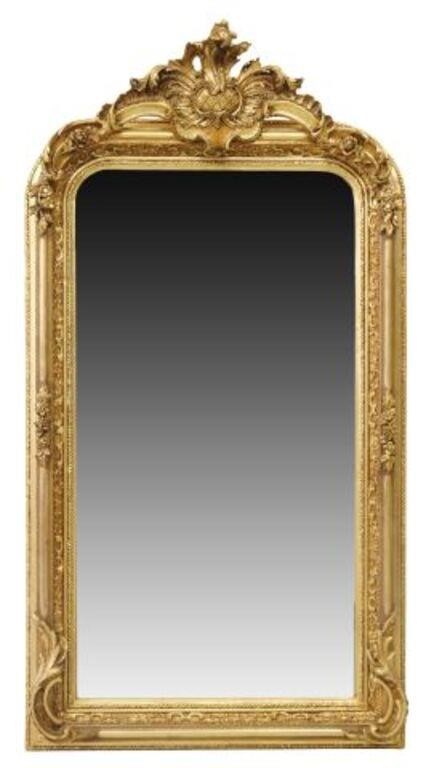 LARGE LOUIS XV STYLE GILTWOOD