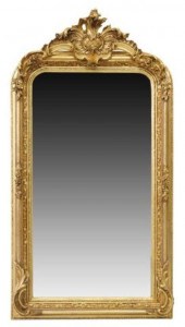 LARGE LOUIS XV STYLE GILTWOOD