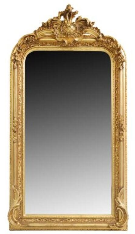 LARGE LOUIS XV STYLE GILTWOOD