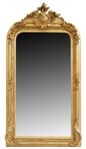 LARGE LOUIS XV STYLE GILTWOOD