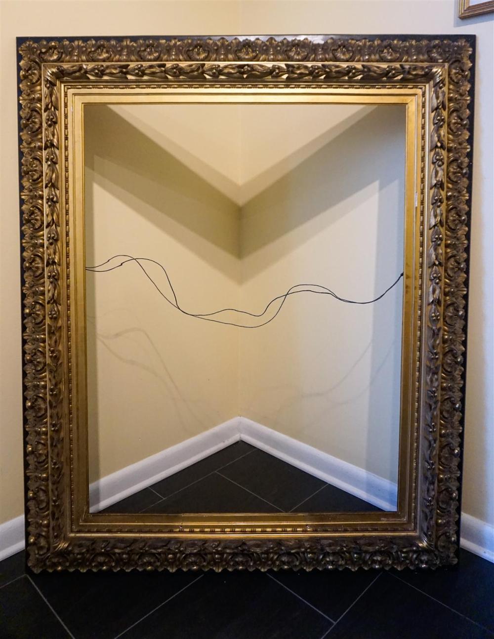 LARGE LOUIS XV STYLE GILTWOOD FRAME