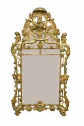 LARGE LOUIS XV STYLE GILTWOOD