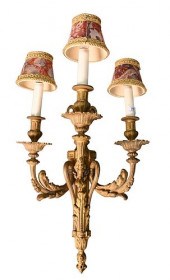 LARGE LOUIS XVI GILT BRONZE SC
