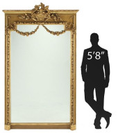 LARGE LOUIS XVI STYLE GILT MIR