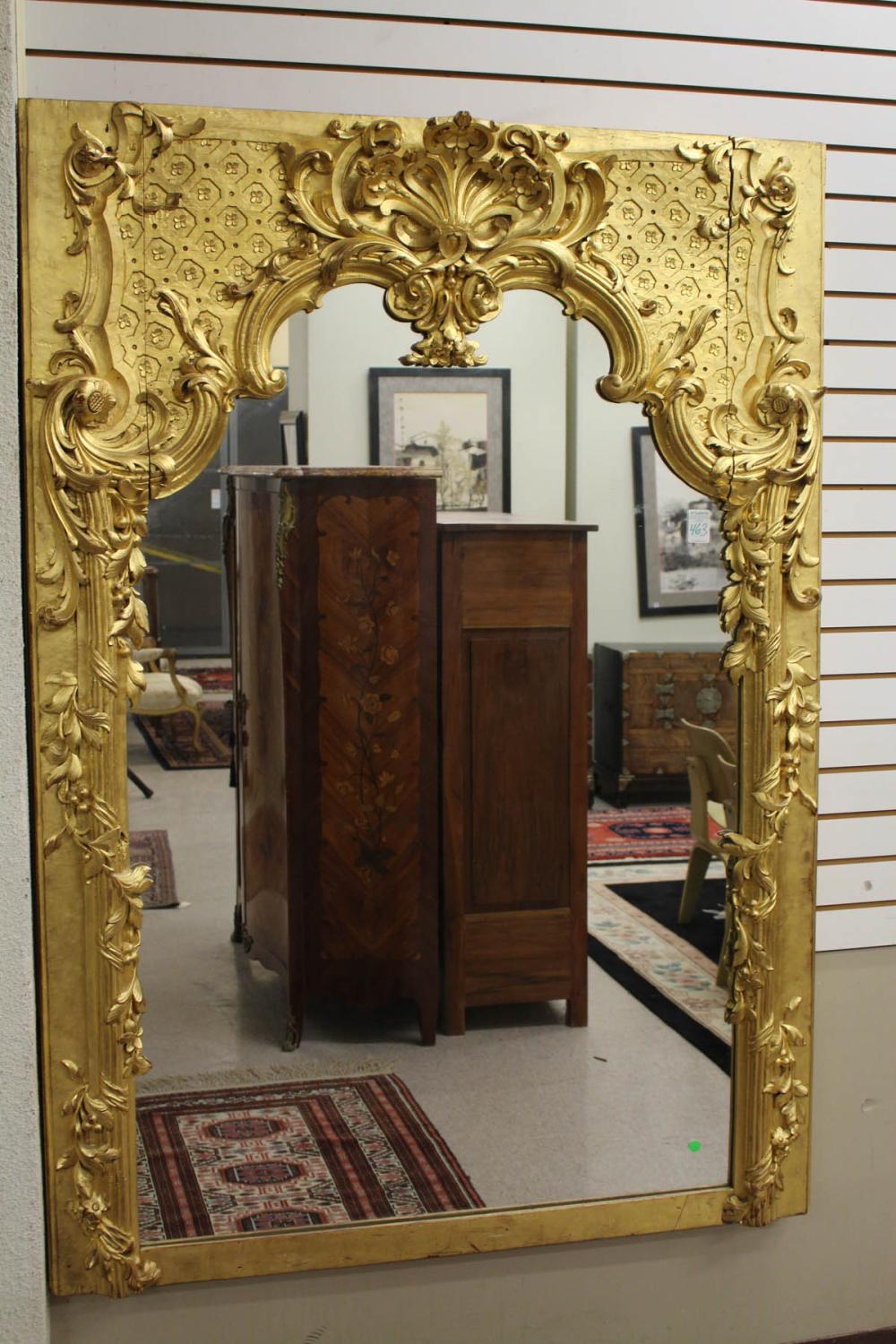 LARGE LOUIS XVI STYLE GILTWOOD PIER