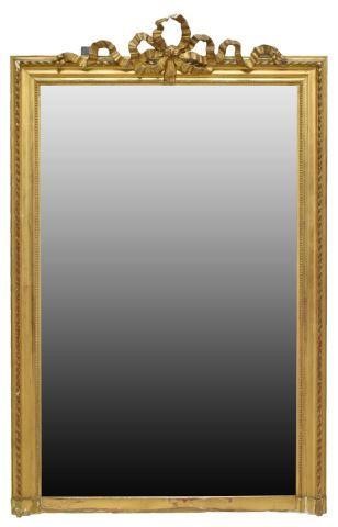 LARGE LOUIS XVI STYLE GILTWOOD