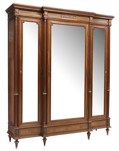 LARGE LOUIS XVI STYLE MAHOGANY