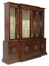 LARGE MAHOGANY BREAKFRONT DISP
