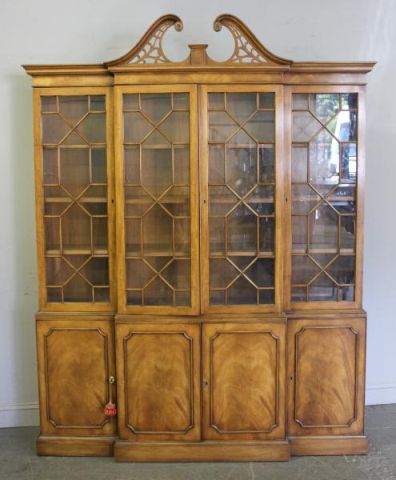 Large Mahogany Breakfront.From a