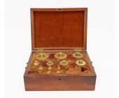 Large mahogany cased, brass an