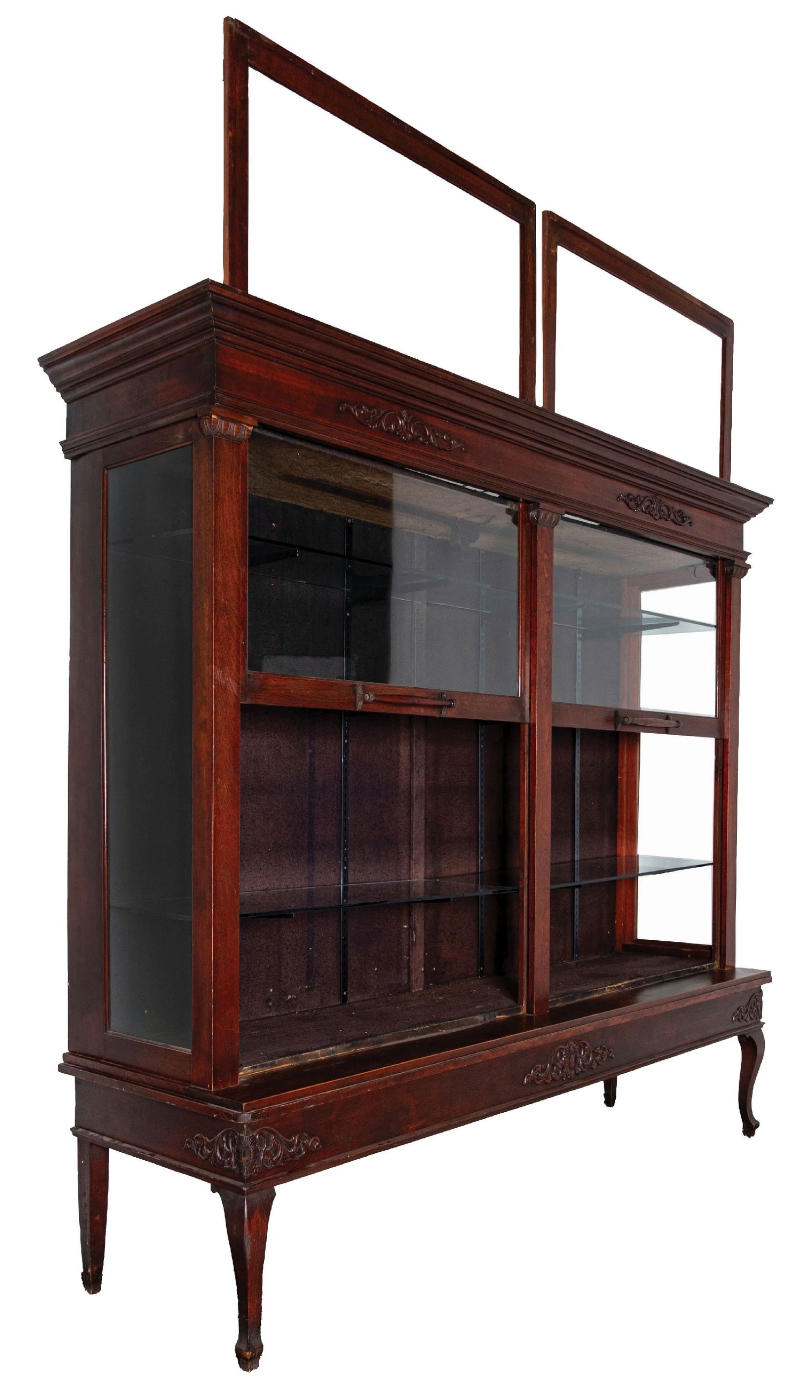 LARGE MAHOGANY COUNTRY STORE