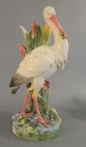 LARGE MAJOLICA WALKING STICK S