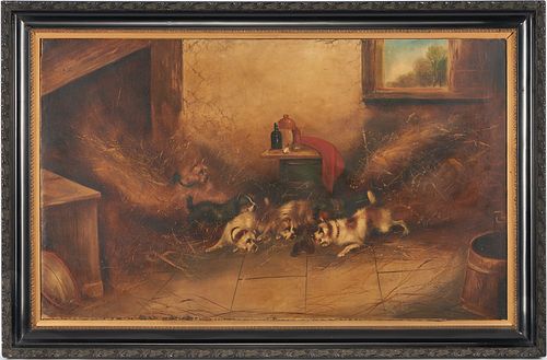LARGE MANNER OF GEORGE ARMFIELD O/C
