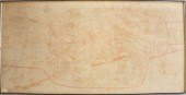 LARGE MAP OF BOLOGNA, 20TH CEN