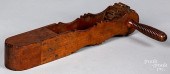 LARGE MAPLE NOISE MAKER, 19TH