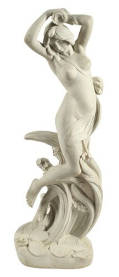 LARGE MARBLE SCULPTURE OF A NY