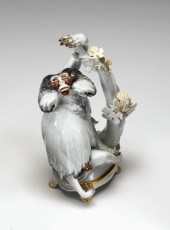 Large Meissen figure of a babo
